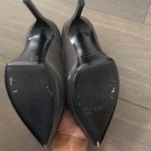 SAINT LAURENT Janice Nappa Leather Grey/Black - Picture 4 of 7